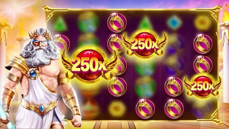 Jeu de casino Gates of Olympus inspiré de la Grèce antique